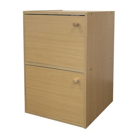 Ore International Ore International JW-188 2-Level Bookshelf with Doors JW-188